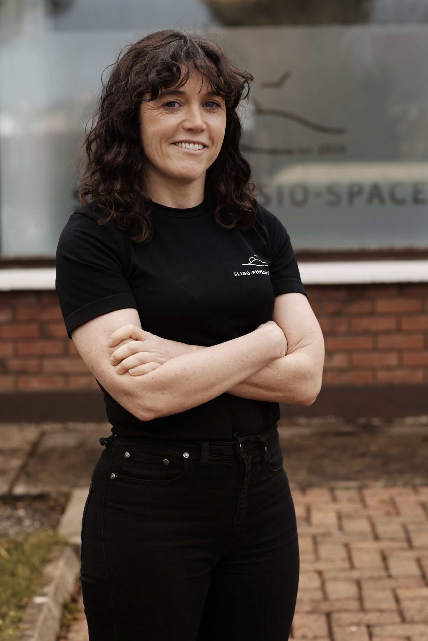 Sligo Physio Space Physiotherapist, Claire McGuinness outside her premises in Strandhill Sligo